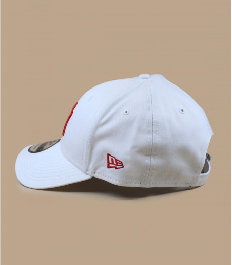 New Era casquette NY blanc rouge